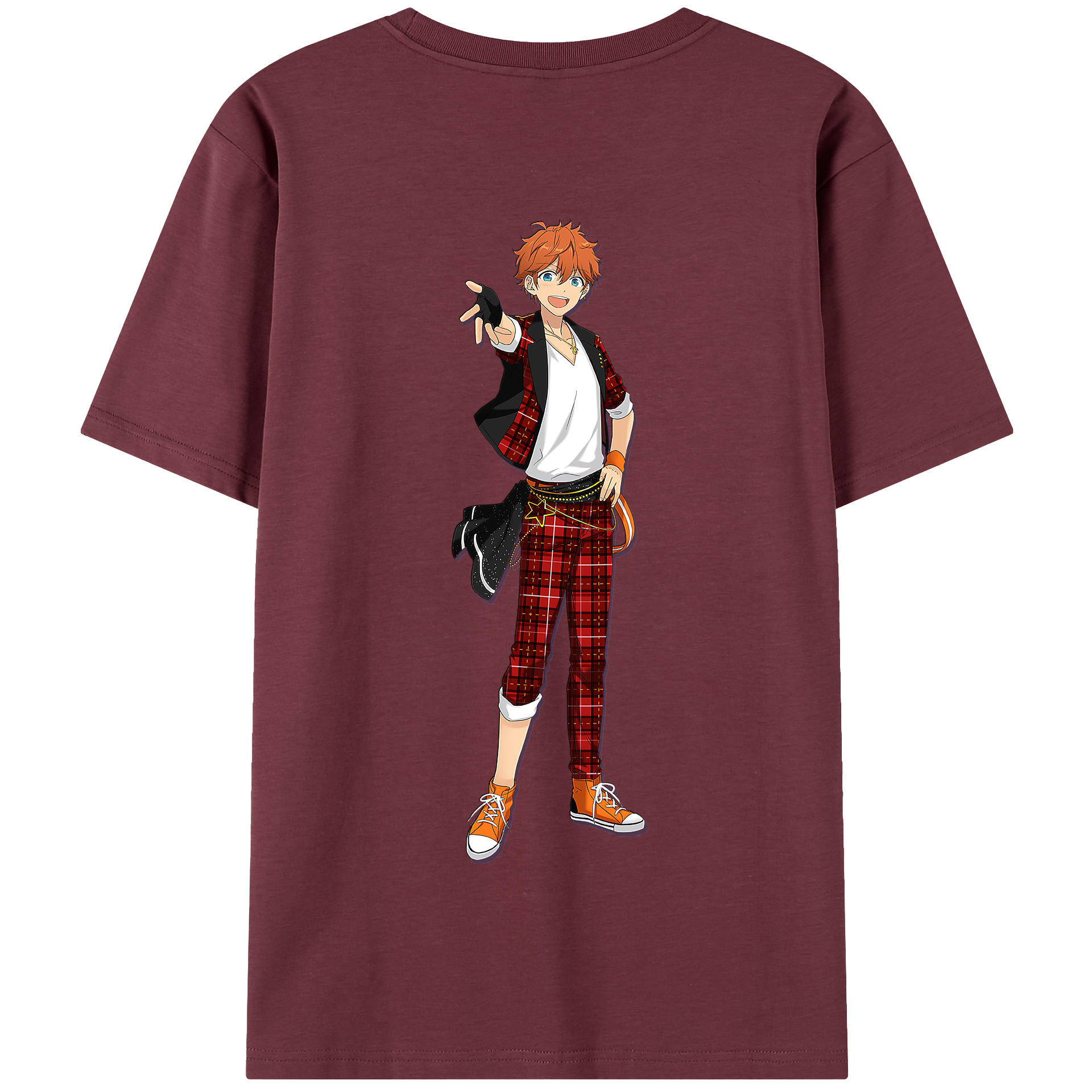 （画像用） あんさんぶるスターズ! Ensemble Stars 綿100％半袖Tシャツ（背面プリント）